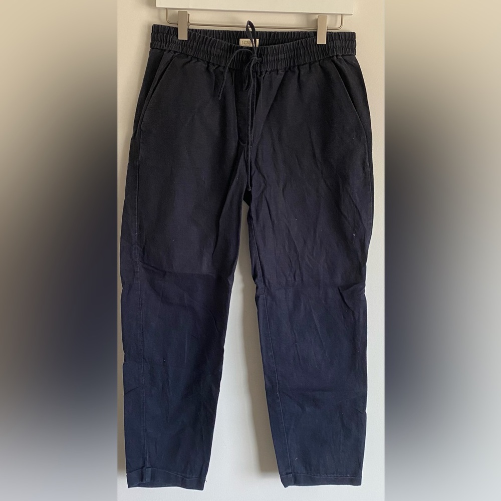 J.Crew Linen-cotton Drawstring Pant - Picture 5 of 7
